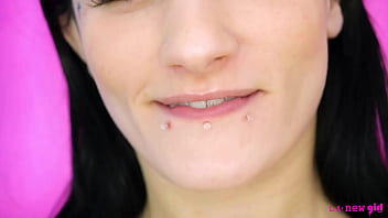 Alluring dark haired icon enjoys a sensual bath