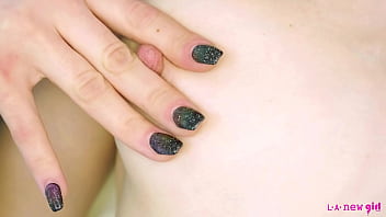 Alluring dark haired icon enjoys a sensual bath