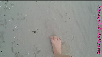 Spaziergang in nylon am strand ** urlaub wangerland **