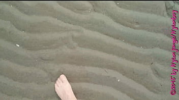 Spaziergang in nylon am strand ** urlaub wangerland **