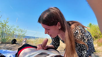 Visiting public beach to suck dick & swallow cum before going swimming