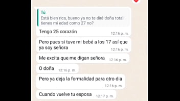 La vecina se puso cachonda al hablar conmigo
