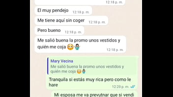 La vecina se puso cachonda al hablar conmigo
