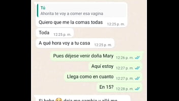 La vecina se puso cachonda al hablar conmigo