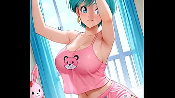 Bulma es pura energía al levantarse de la cama