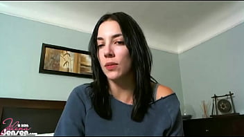 Jelena jensen plays with her trimmed pussy & big perfect tits