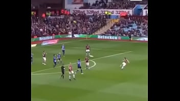 John mcginn hits the bar and in