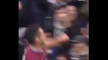 John mcginn hits the bar and in