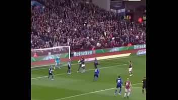 John mcginn hits the bar and in