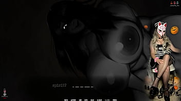 Halloween cartoon porn game playthrough by playful fox haunted by nathalie
