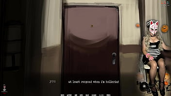 Halloween cartoon porn game playthrough by playful fox haunted by nathalie