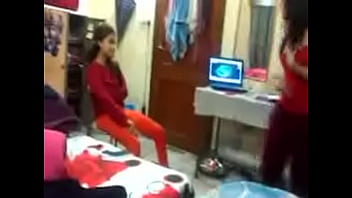 Indian hostel s exy girl enjoy and dirty talk with friend