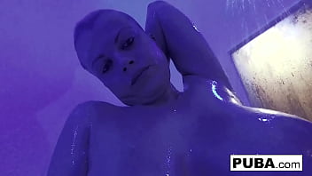 Hot babe gets both holes filled