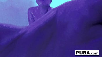 Hot babe gets both holes filled