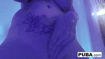 Hot babe gets both holes filled