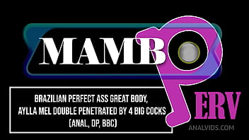 Brazilian perfect ass great body aylla mel double penetrated by 4 big cocks anal dp perfect ass dirty talk ir bbc