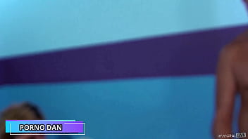 Britney amber & mia mae's wand fucked cum showered orgy