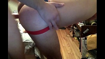 Circumcised Dude Creampies John's Tight Butt While He Wears His Sexy Undies thumbnail