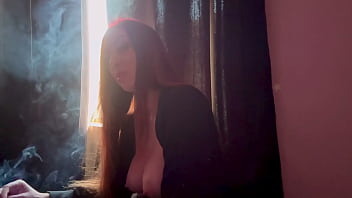 European stepmom artemisia love big boobs play smoke fetish sesh