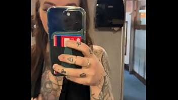 Bathroom mirrors aren’t safe from me