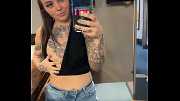 Bathroom mirrors aren’t safe from me