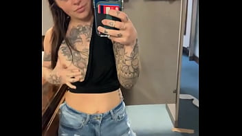 Bathroom mirrors aren’t safe from me