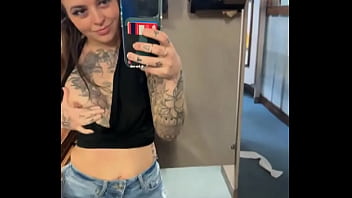 Bathroom mirrors aren’t safe from me