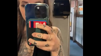 Bathroom mirrors aren’t safe from me