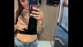 Bathroom mirrors aren’t safe from me