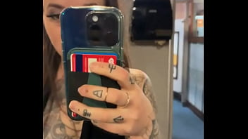 Bathroom mirrors aren’t safe from me