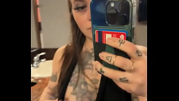 Bathroom mirrors aren’t safe from me