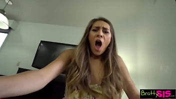 Bratty sis catching step bro with a boner s11 e4 family taboo