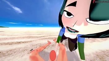 Gwen blowjob on the beach 1 total drama full & pov on sheer & fantasyking3