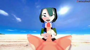 Gwen blowjob on the beach 1 total drama full & pov on sheer & fantasyking3