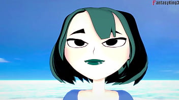 Gwen blowjob on the beach 1 total drama full & pov on sheer & fantasyking3