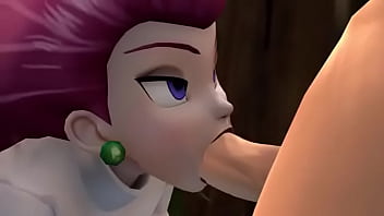 Team rocket jessie blowjob