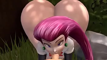 Team rocket jessie blowjob