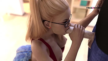 Dreams of desire aby giving handjob and blowjob to alex as a reward for changing the light bulb