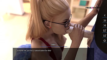 Dreams of desire aby giving handjob and blowjob to alex as a reward for changing the light bulb