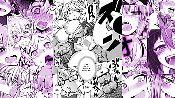 Cute girl gets fucked hard and boys watch anime girl likes it