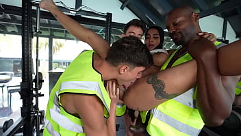 Yasmina khan hijab gangbang interracial double penetration