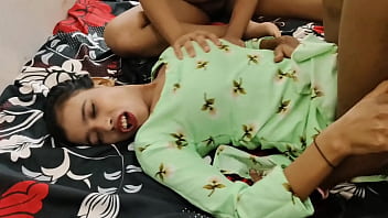 Best threesome sex seeing komal and neha alone in the room they got furious fuck