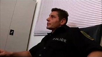 Big brested milf fucks officer