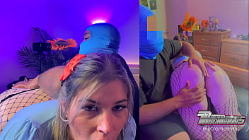 Snow bunny pawg eats cock after taking a hard ass spanking