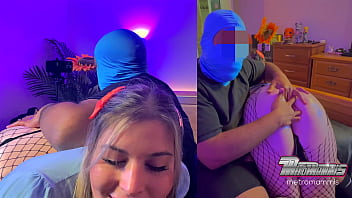 Snow bunny pawg eats cock after taking a hard ass spanking