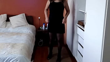 I get home from work very turned on and masturbate before fucking a bbc