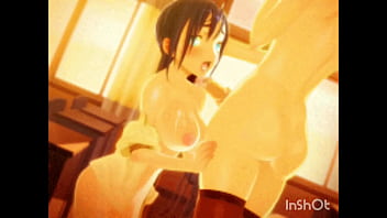 Hentai babes gets cummed on