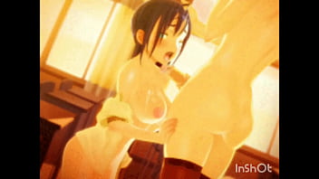 Hentai babes gets cummed on