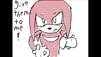 Rouge the bat shows her big boobs