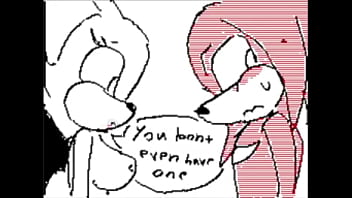 Rouge the bat shows her big boobs